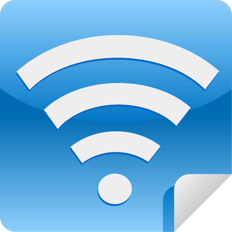 free vector Wifi web 2.0 sticker