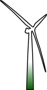 free vector Wind Turbine clip art