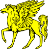 free vector Winged Horse clip art