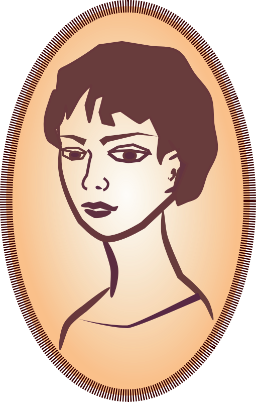 free vector Woman's portrait