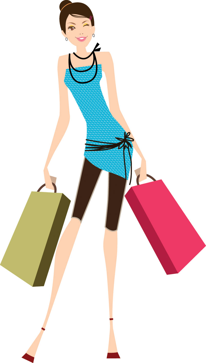 Download Women fashion shopping (27796) Free EPS Download / 4 Vector