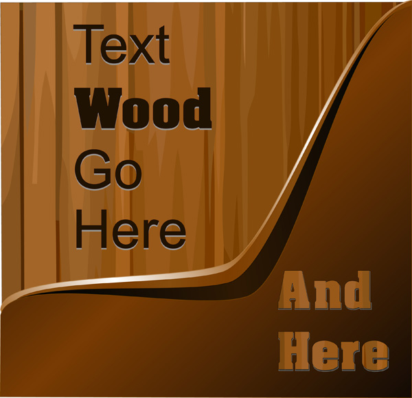 free vector Wood background vector