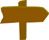 wooden sign post png