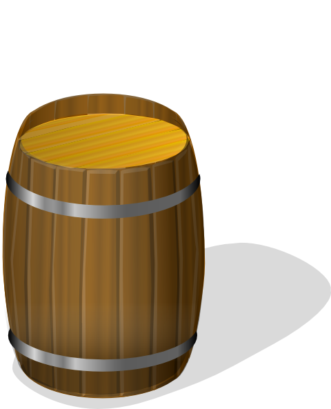 free vector Wooden Barrel clip art