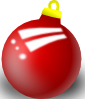 free vector Xmas Ornament Shiney Ball clip art