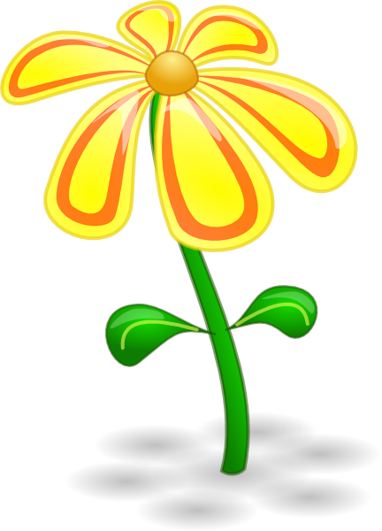 free vector Yellow Flower clip art