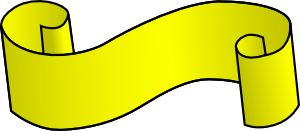 free vector Yellow-scroll clip art