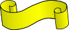 free vector Yellow-scroll clip art