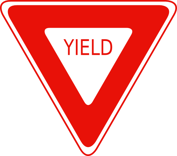free vector Yield Sign clip art