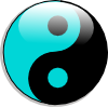 Yin Yang clip art (110904) Free SVG Download / 4 Vector