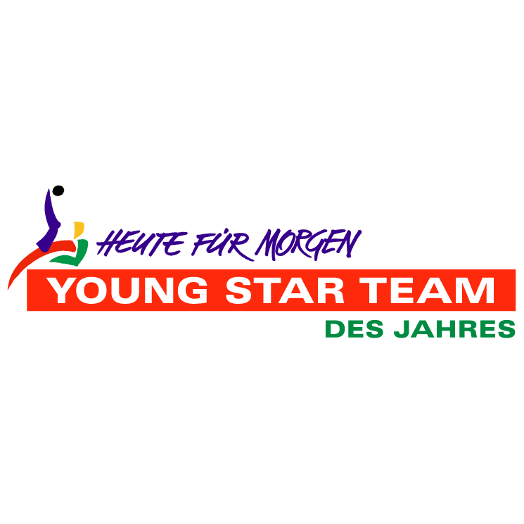 free vector Young star team des jahres