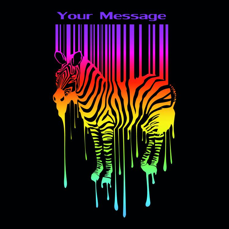 free vector Zebra and barcode vector