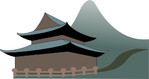 free vector Zen Temple clip art