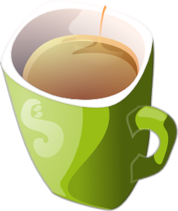 free vector Zielony Kubek HerbatyGreen Mug Of Tea clip art