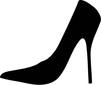 Women shoe silhouette