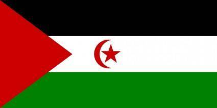 Flag Of Western Sahara clip art