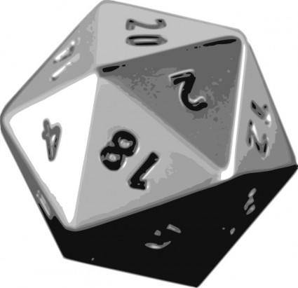 Number Game Hypercube clip art