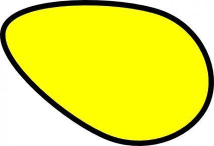 Yellow Easter Egg clip art