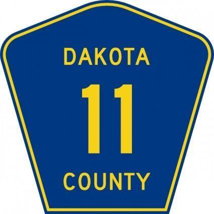 Dakota County Route clip art