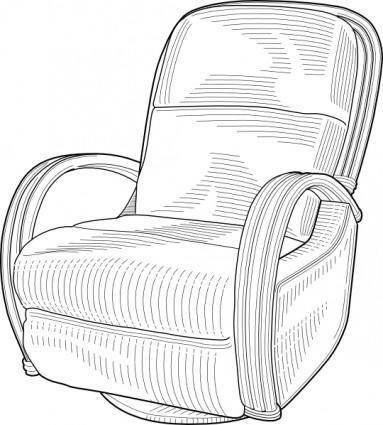 Lounge Chair clip art