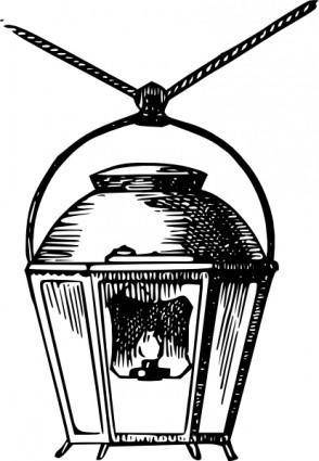 Hanging Gas Lantern clip art