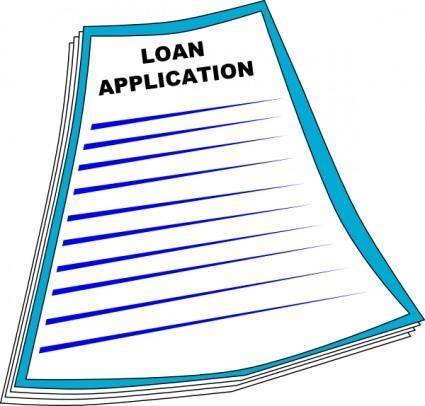Loan Application clip art