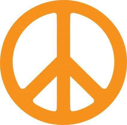 Green Peace Symbol clip art