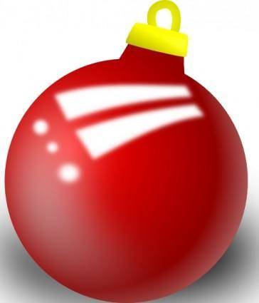Xmas Ornament Shiney Ball clip art