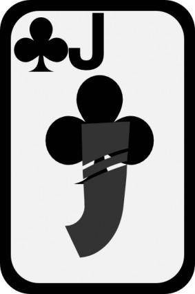 Jack Of Clubs clip art