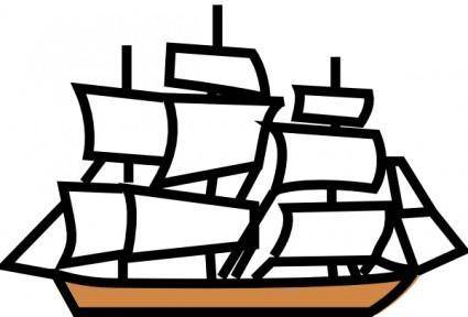 Sailing Ship clip art