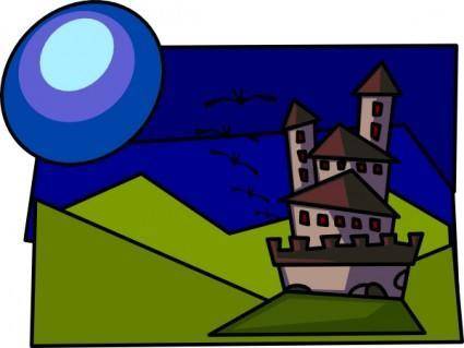 Cartoon Castle clip art