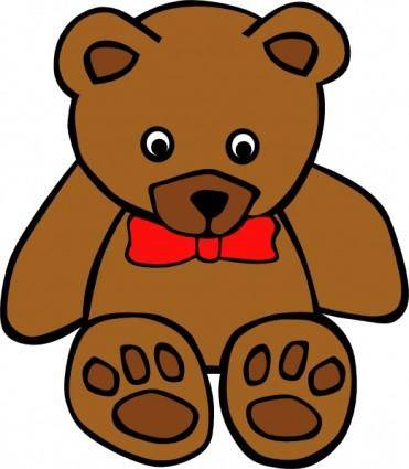 Simple Teddy Bear clip art