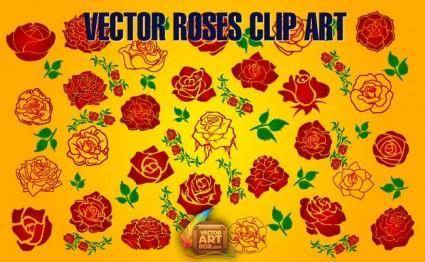 Vector Roses Clip Art