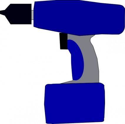 Electric Battery Drill clip art