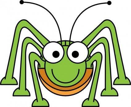 Studiofibonacci Cartoon Grasshopper clip art