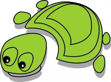 Green Tortoise Cartoon clip art
