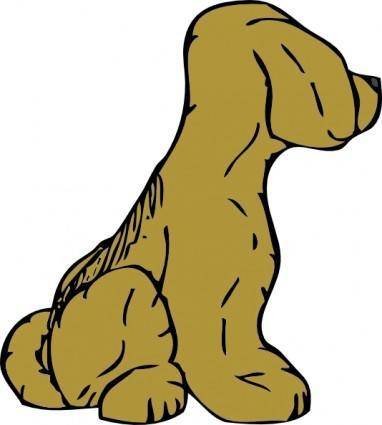 Dog From Other Side clip art