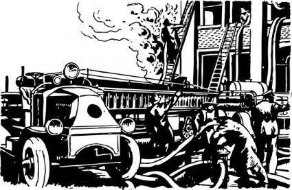 Automobile Fire Engine clip art