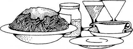 Spaghetti clip art