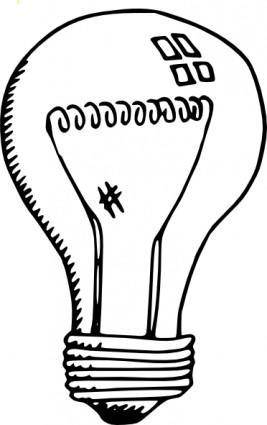 Incandescent Light Bulb clip art
