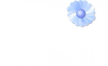 Blue Flower clip art