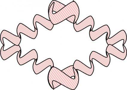 Striped Ribbon clip art