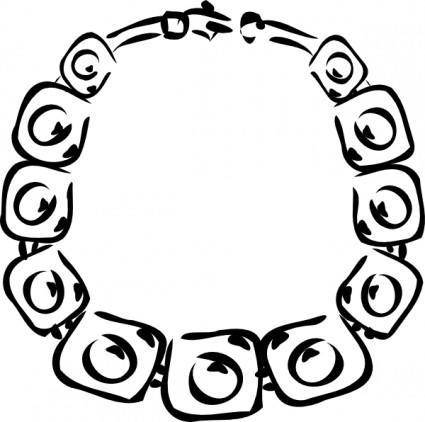 Necklace clip art
