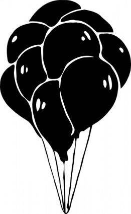 Helium Baloons clip art