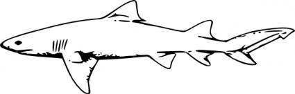 Lemon Shark clip art