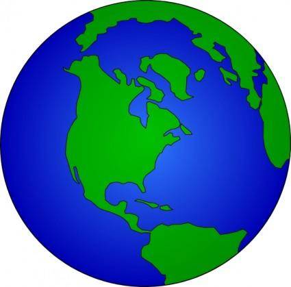 Earth Globe clip art