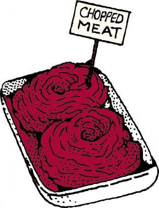 Chopped Meat clip art