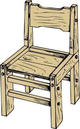Wooden Chair clip art