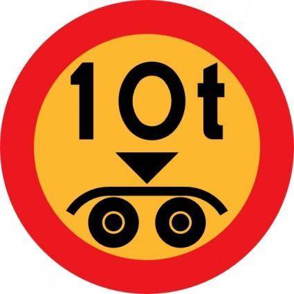 Ton Payload Sign clip art
