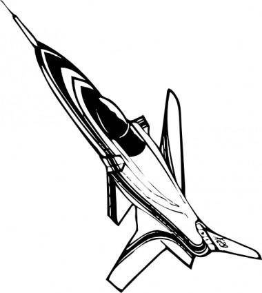 X Aircraft clip art
